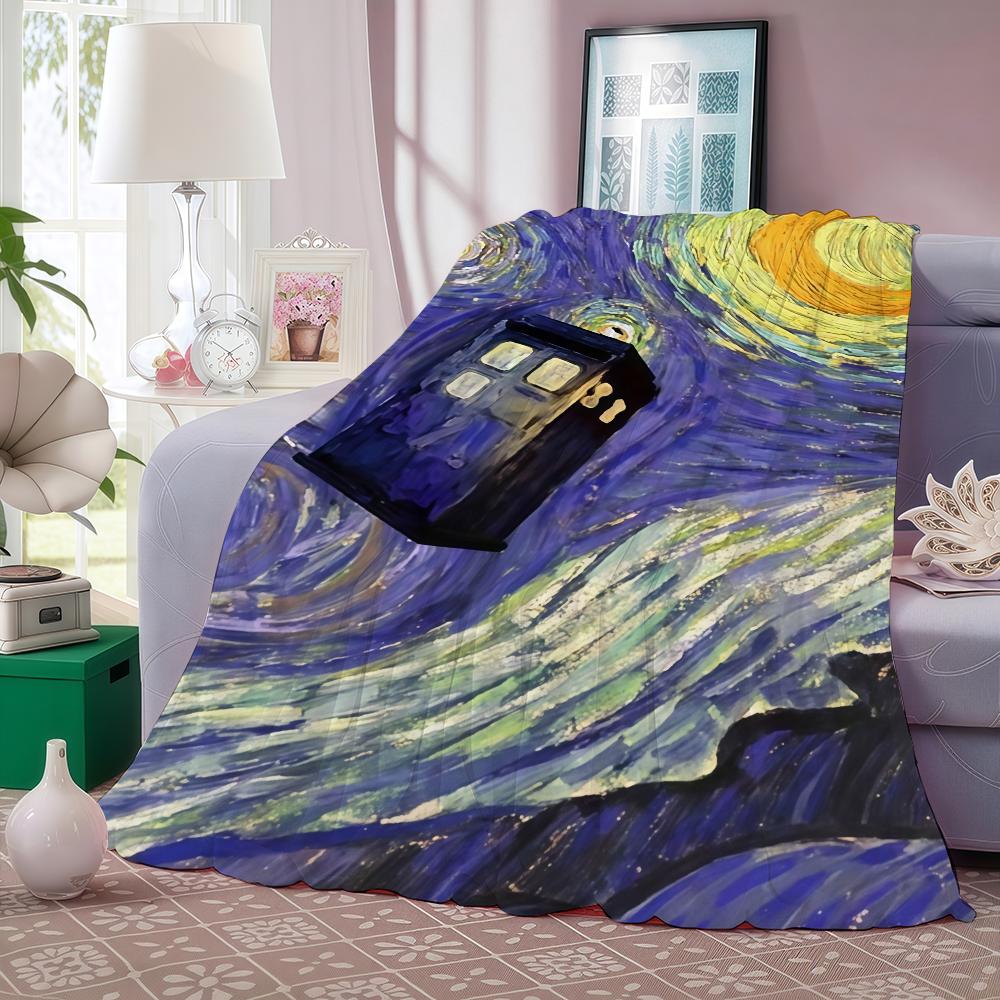 Fantasy movie D doctor w WhoS Blanket For Sofa Office Bed Plane Travel Sleep Read Relax Camping Soft And Warm
