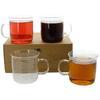 GLASSES FOR WINTER MULLED TEA 450ml SET OF 4 IDEAL FOR COFFEE