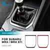 Real Soft Carbon Fiber For Subaru WRX/ WRX STI   2024 Central Control Gear Shift Panel Sticker Trim LHD RHD Accessories