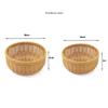 Multistyles Imitation Rattan Fruit Plate Retro Woven Handheld Creative House Candy Packaging Creative Household Storage Baskets