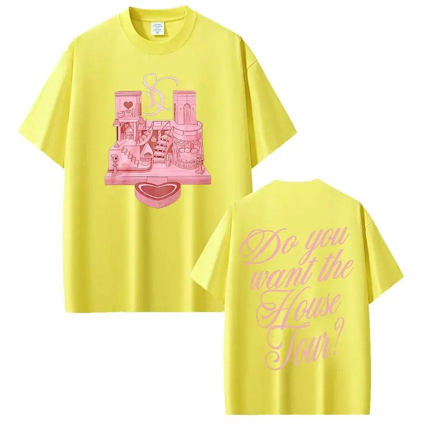 Sabrina Carpenter Do You Want The House Tour Vintage Print Tshirt Men Women Fashion Tshirts Oversized Casual Tshirts Fan Gifts