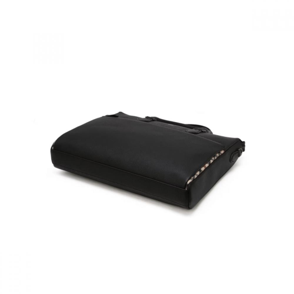 Daks Black Leather Tote Bag Dbba6e111bk
