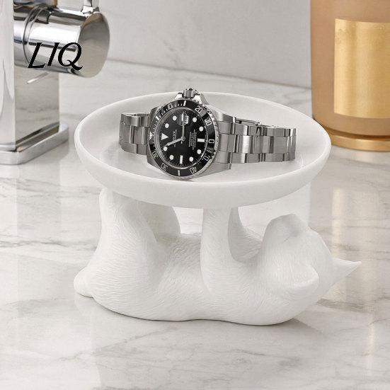 Compact Space Saver Rack Jewelry Storage Rack, Cat Shape, Anti-Falling Ring Holder, Durable Clean And Tidy Resin Anti-Slip Space-Saving Organizer, for
