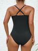 2026 European & American Women's Sexy One-Piece Swimsuit Bikini, Russian Beach Hot Spring Swimwear.