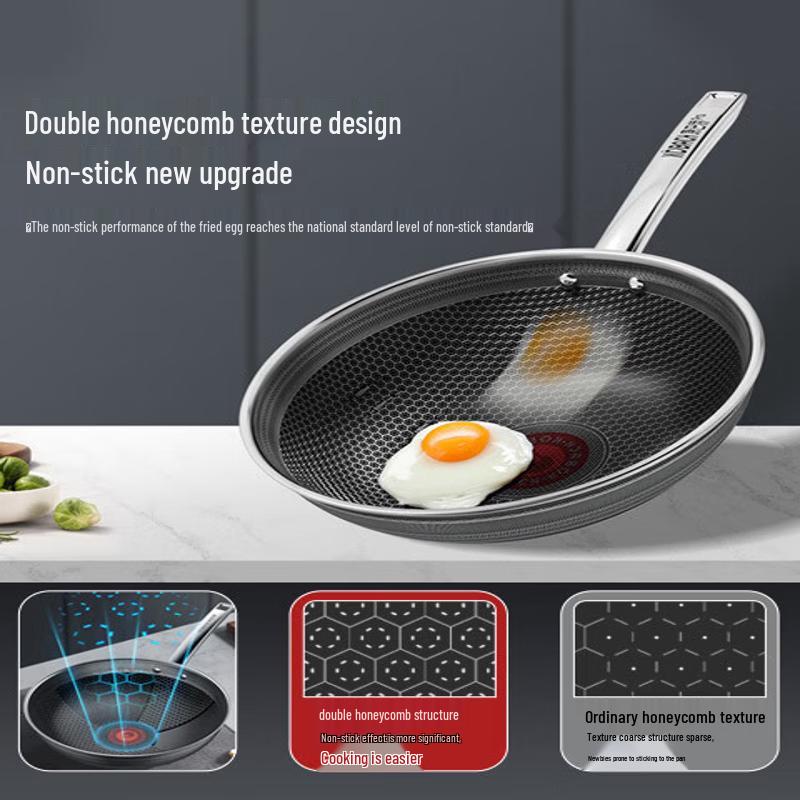 KOBACH 34cm Stainless Steel Non-Stick Wok