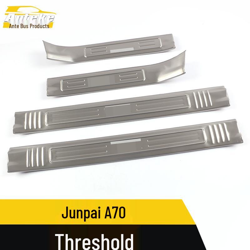 Junpai A70 Stainless Steel Anti-Scratch Welcome Pedal Trim