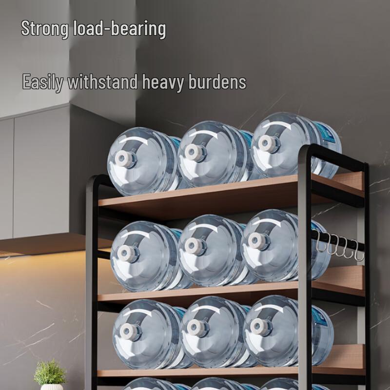 Bieying 3-stöckiges Boden-Küchenschrank-Lücken-Aufbewahrungsregal