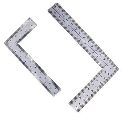 Instrumentos de medição física – Réguas e esquadros de metal
