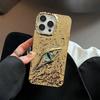 Coole Orange 3D Böse Augen Handyhülle Für iPhone 17 Air 16 15 14 13 12 11 17 Pro Max Matt Stoßfest Weiche TPU Hülle