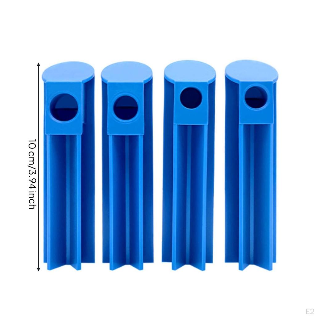 4 Pieces Fuel Injector Tester Adapter Plastic for Mechanics