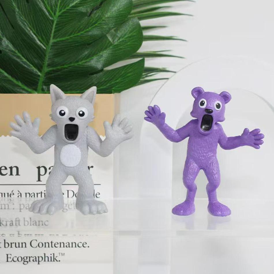 New  6pcs/set 99 Nights Cartoon In The Forest Figure Toys Doll Anime Children Birthday Gifts model for toy Gift