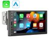 VENBES Carplay Android Auto Mirror Link 1 DIN Car Radio 7" Bluetooth Multimedia Playback with CAN Bus FM USB