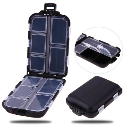 Mini małe przenośne pudełko podróżne z witaminami etui na pigułki pojemnik z organizerem tablet do przechowywania 7 dni 6 siatek medycyna oleje rybne