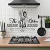 Kitchen Wall Sticker Fork Wall Decal Peel-and-Stick