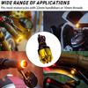 Universal Bike Handlebar End Cap with Lights Multiple Modes Shockproof Weatherproof Motorcycle Scooter Upgrade Parts