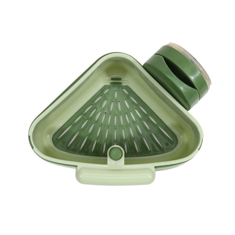 Kitchen Sink Drain Basket Triangle Food Vegetables Peel Egg Filter Storage Organizer Kitchen Shelf Rack Drainier