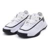 Adidas Front Court Anti Slip Wear Resistant Low Top Children's Basketball Shoes White Black Sneakers ID8597