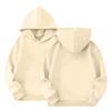 Children's Hoodies Loose Solid Color Hooded Sports Shirt Fashionable Sports Shirt
