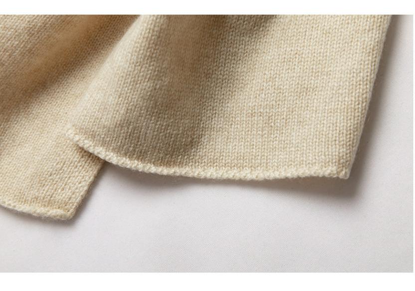 Knit Cashmere Winter Neck Gaiter Shawl Scarf for Men and Women