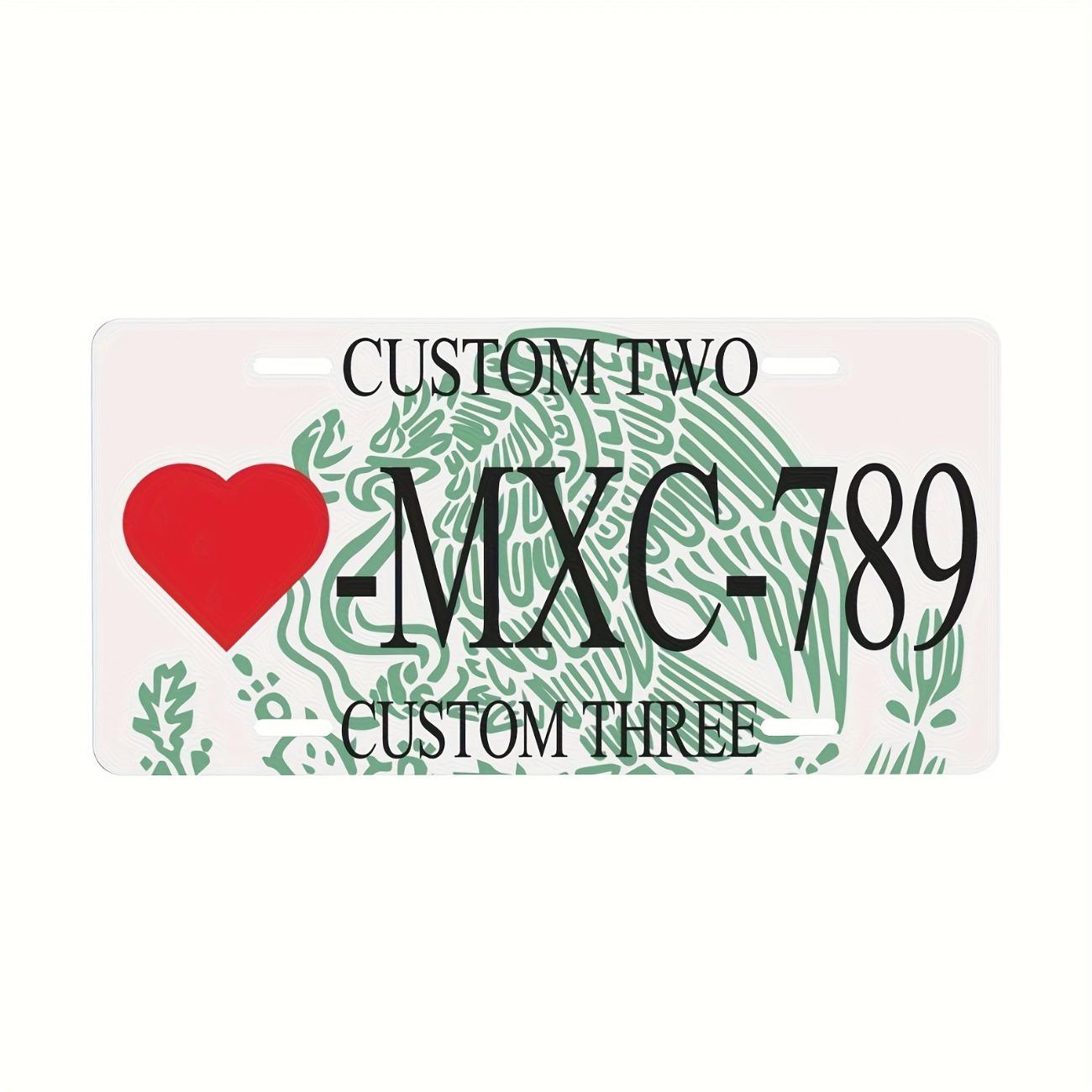 Customized Metal Sign Mexican Style Wall Art Home Garage Decor белый