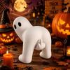 Figurka Ducha Halloween Mały Prezent Ozdoba na Biurko, Ze Środkowym Palcem Reprezentującym Zabawnie Wyglądającego Ducha Mały Duch