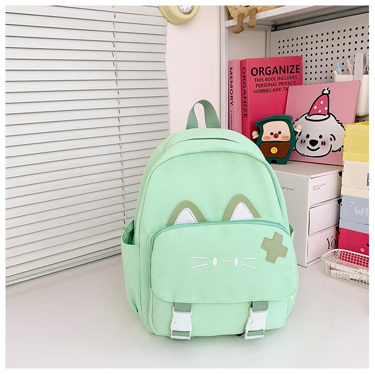 Schultasche1011 neuer Schulstil niedliche Katzen-Modellierungstasche Schüler-Schultasche Mädchen weicher Mädchen-Reise-kleiner Rucksack Rucksack