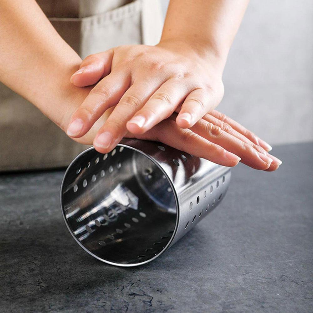 1pc Kitchen Cutlery Utensils Holder Stainless Steel Chopstick Holder Silverware Drying Basket Spoon Draining Basket Chopstick tu