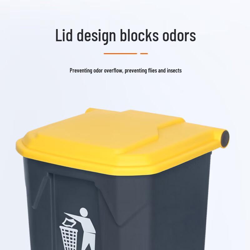 Haisidike Foot Pedal Industrial Waste Bin