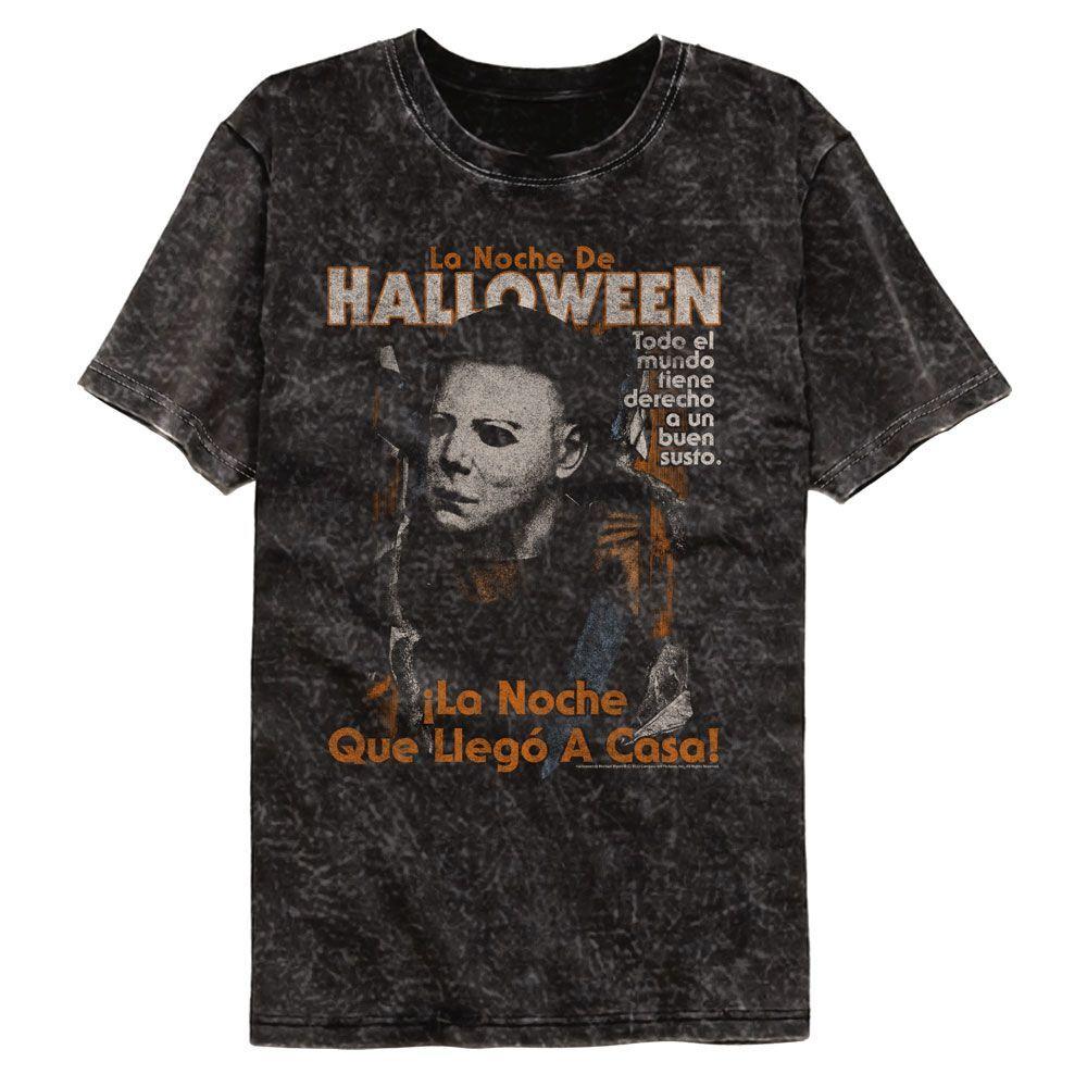 Halloween Spanish Poster Colortone Mineral Wash Movie Shirt XL