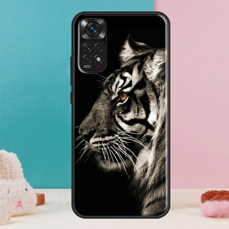 Lion Tiger Face Case For Xiaomi Redmi Note 14 13 12 Pro 11 9 10 9S 10S 11S 12S Redmi 14C 13C 10C 12C Cover