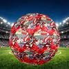 football team F.C Print Size 5 Soccer Ball, PU Wear Resistant Football for Match Training and Daily Practice, Birthday Gift for Soccer Fans