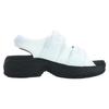 Fila Puff Non-Slip Wear-Resistant Sports Sandals Women Sandals Black White F12W321401FWA