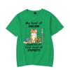 My Level of Sarcasm Depends On Your Level of Stupidity Graphic Tshirt Funny Cat Tshirt Fashion Harajuku T-shirt Men Brand Tshirt