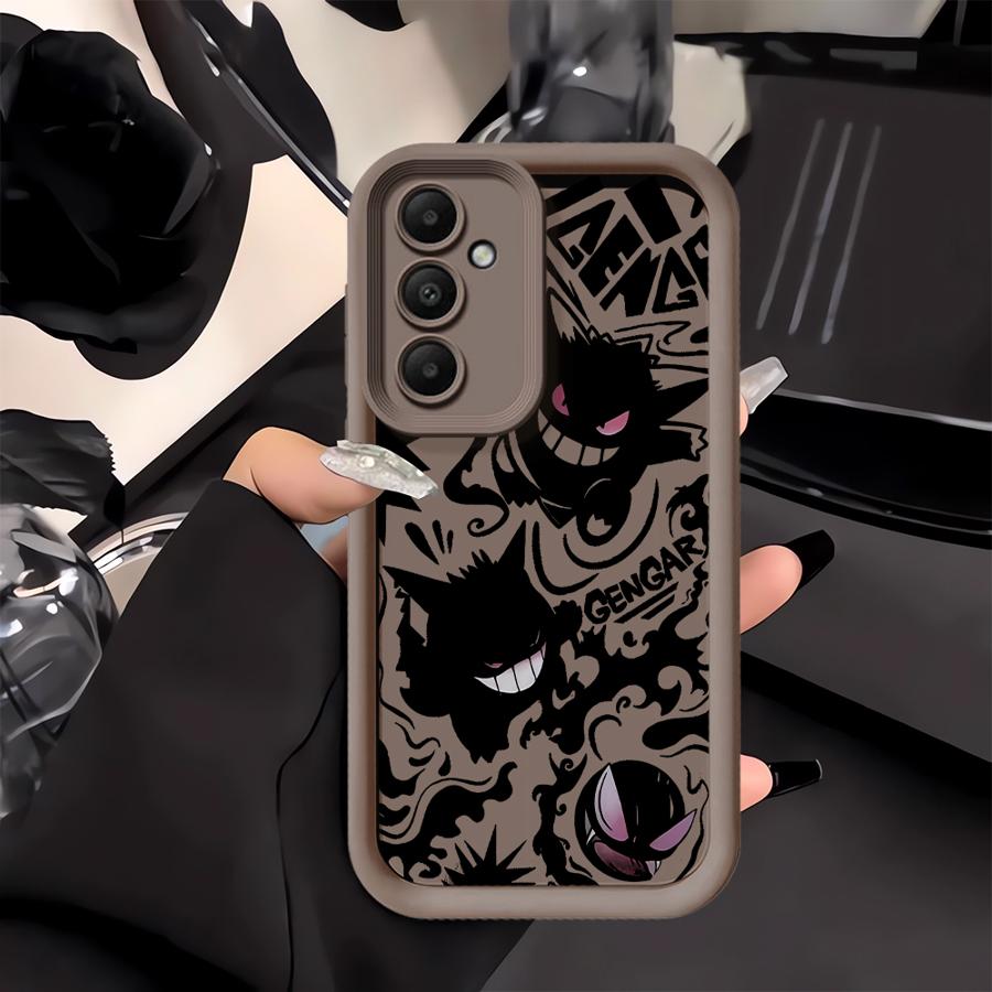 Case for Samsung Galaxy A56 A73 A35 A52 A55 A25 A26 A32 A36 A24 A22 A21s A54 Phone Cover Pokemon Cool Gengar