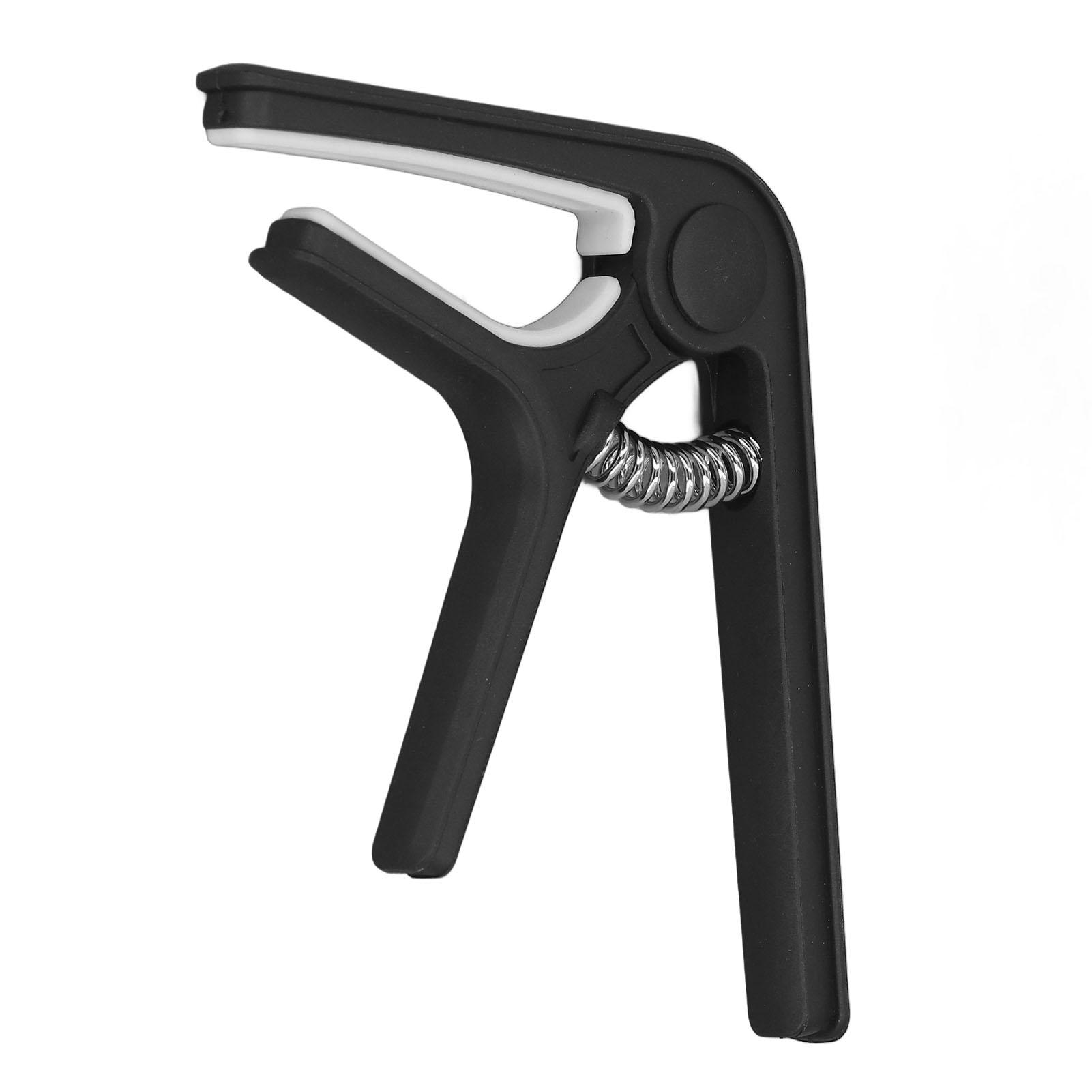 

Гитарный каподастр Прочный ABS Пружина Равномерное Давление Простой в Эксплуатации Каподастр для Акустической Гитары Укулеле Бас чёрный