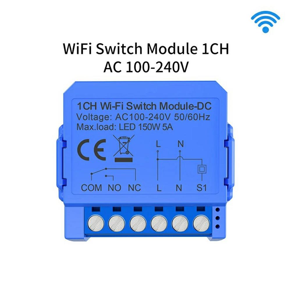 

WSM16-DC-1 Channel WiFi Smart Switch Module Tuya APP Zero-Touch WiFi-DC