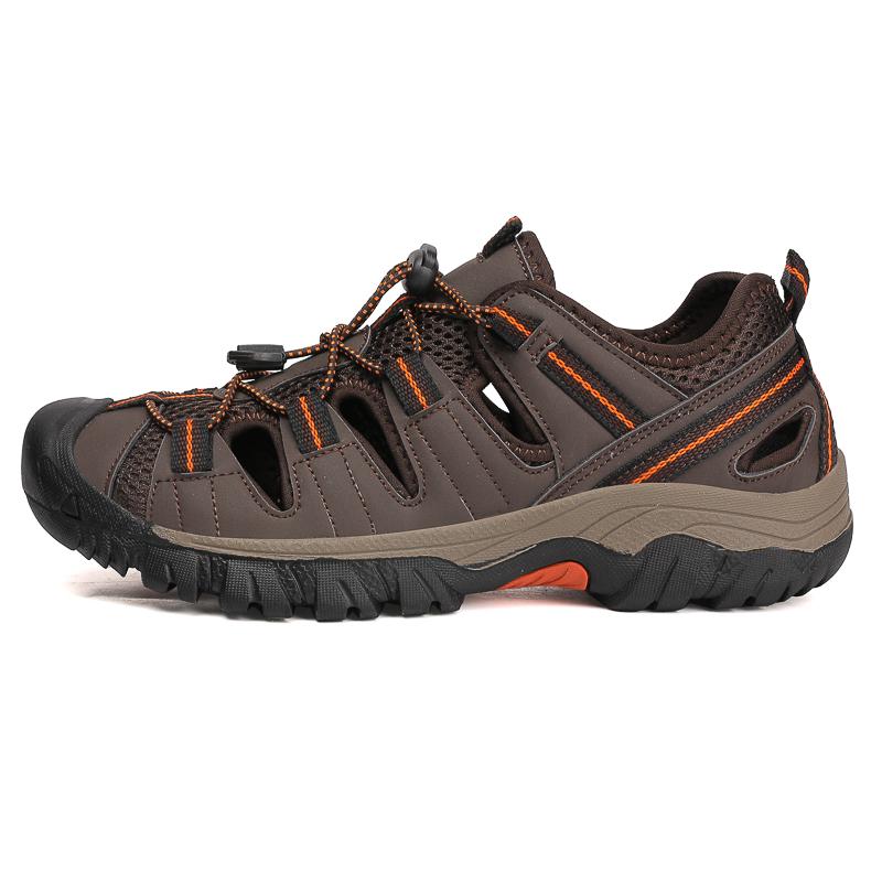 40-47  Summer Men`s Leather Beach Sandals
