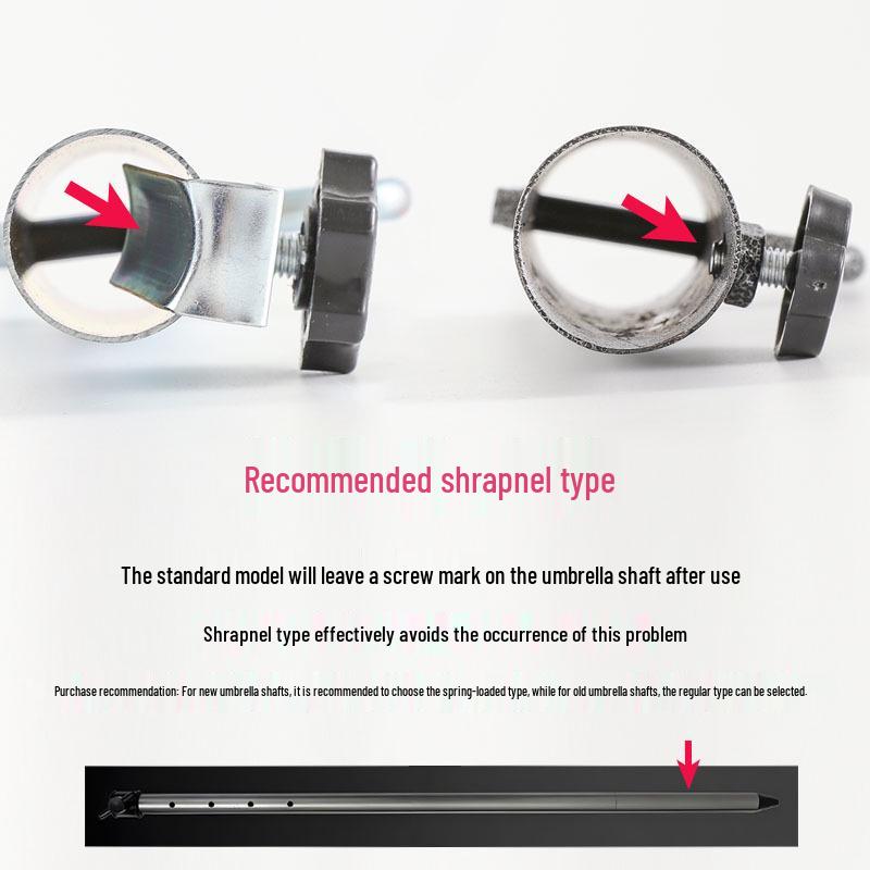 Black King Kong Two-Pronged Ground Spike for Sun, Beach, Fishing, and Patio Umbrellas