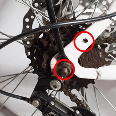 Bicycle Rear Pedals Folding Pedals Mountain Bike Rear Wheel