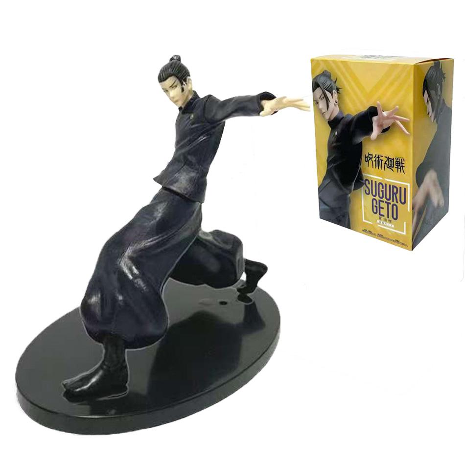 17CM Anime Satoru Gojo Statue Jujutsu Kaisen Figure Geto Suguru combact Action Figure Model Toys Gifts Collection Decoration PVC