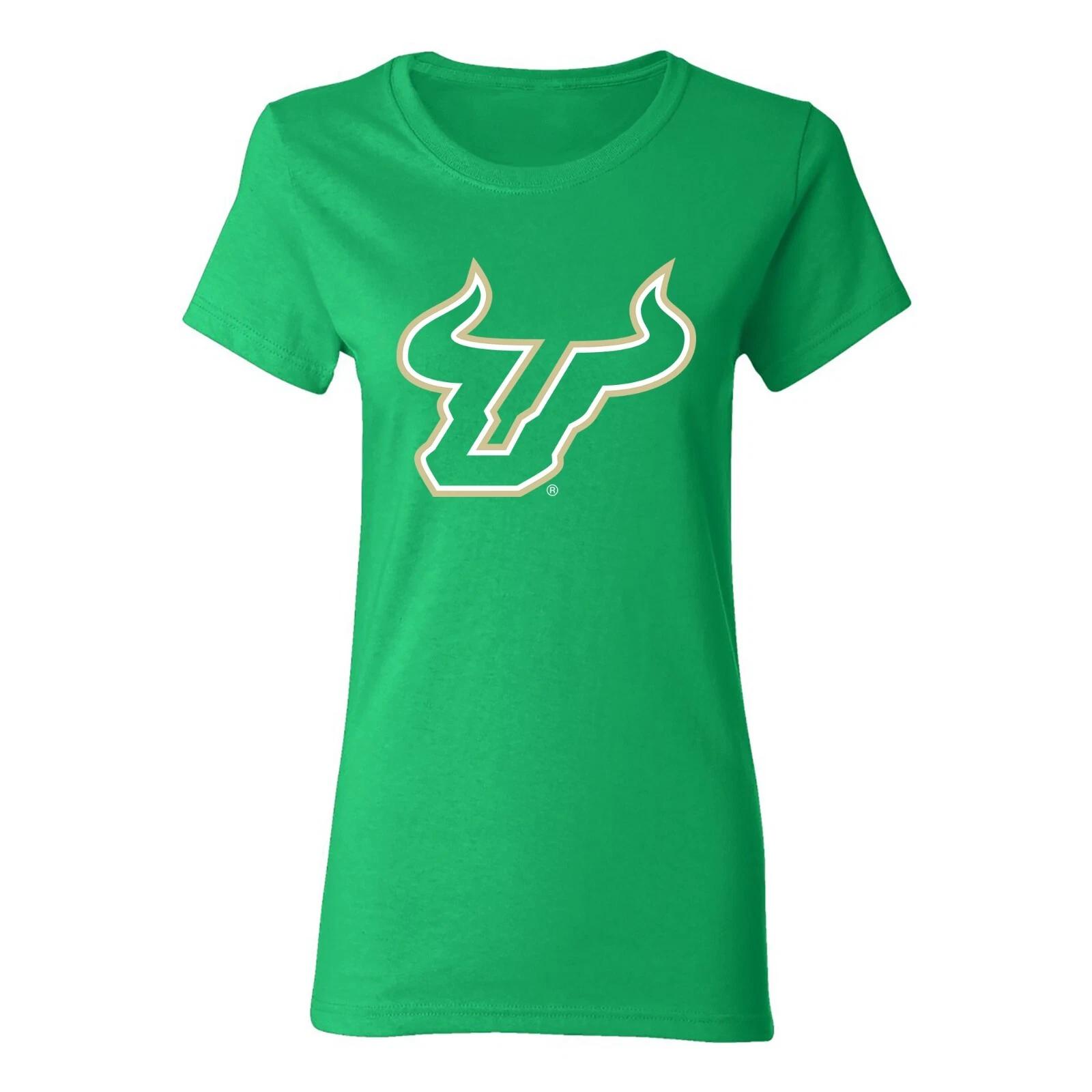 South Florida Bulls Primary Logo Women s T-Shirt - Irish Green XL