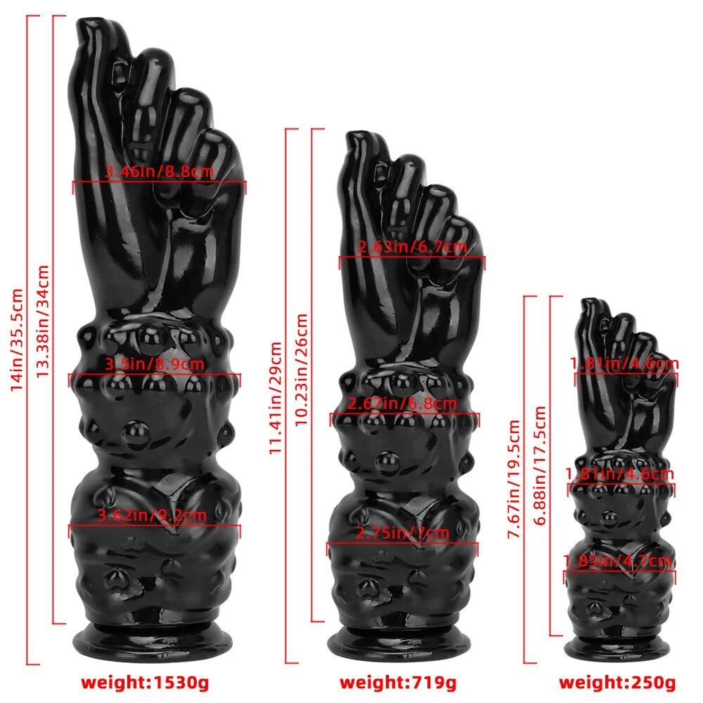 PVC-Dildo-Masturbator, Anal-Plug, Fisting-Requisite, Sex-Spielzeug für Erwachsene, Strap-on-Hahn, großer Schwanz, realistischer Penis, Sklave, BDSM