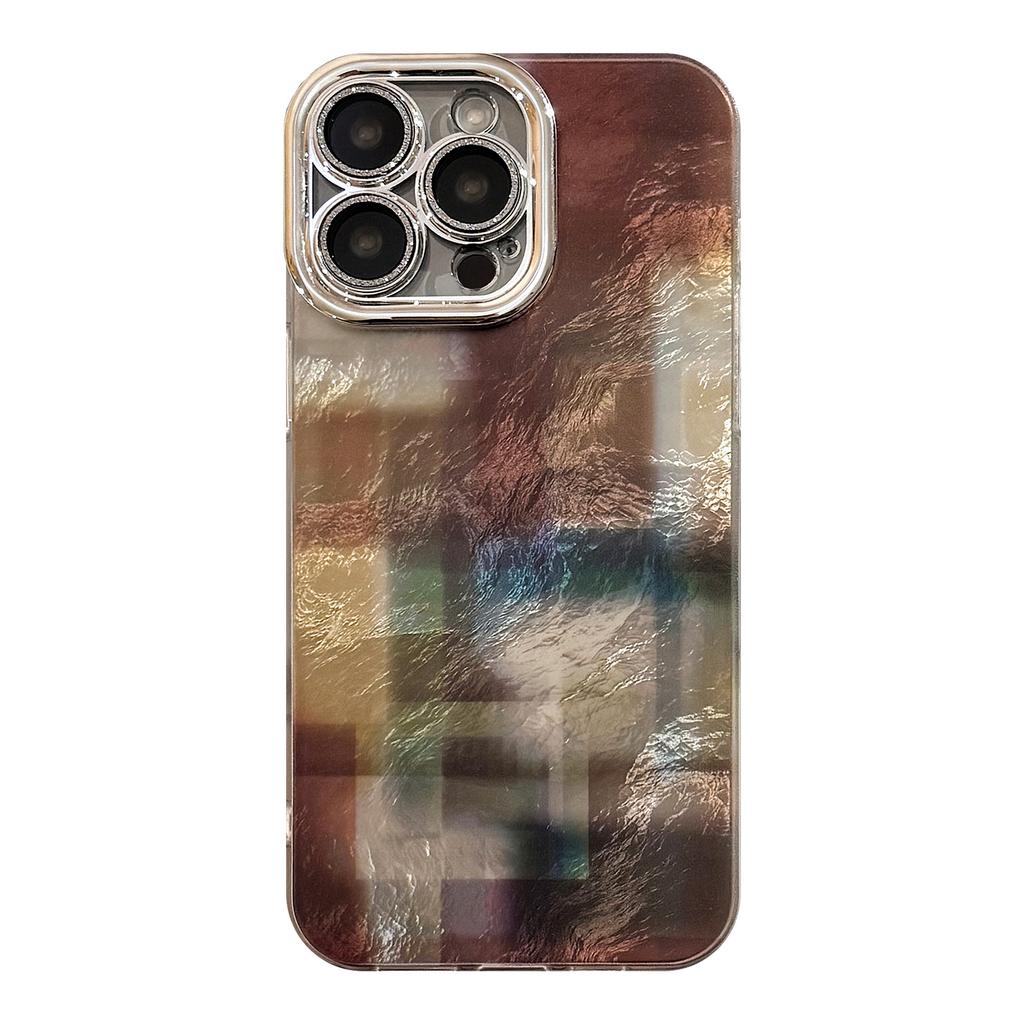 Retro Contrast Gradient Plaid for Apple 16 Phone Case for IPhone17promax Advanced 12 Lens Film 14