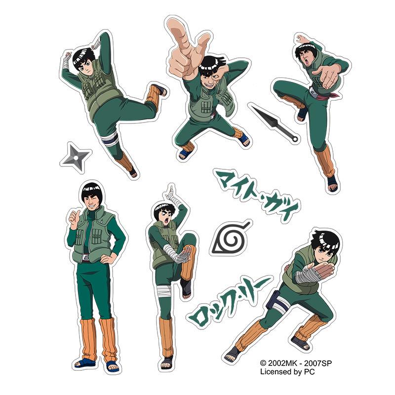 Naruto Akatsuki & Kakashi Waterproof Reusable Stickers - Genuine Merchandise