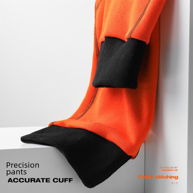 Men's Thickened Fleece Trousers: Warm Winter-Autumn Cotton Wool Tights and Leggings