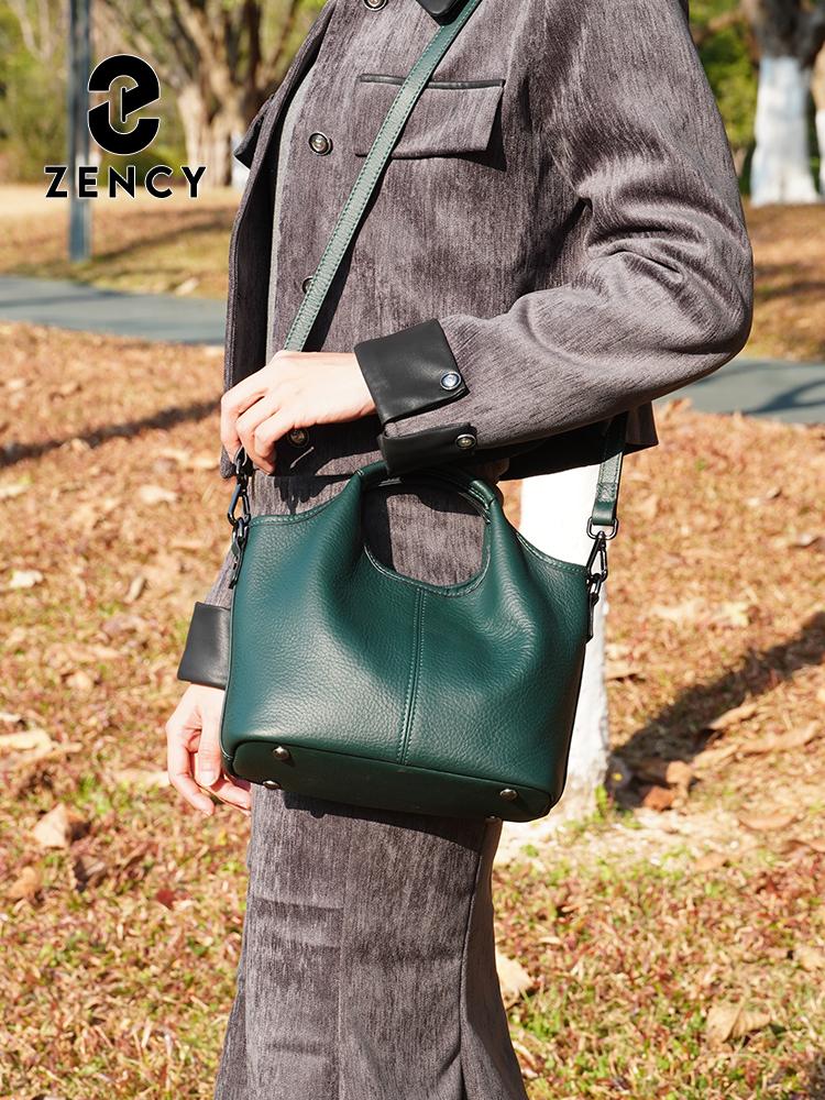 Zency Leather Shoulder Bag for Woman