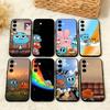 A-Amazing W-World of G-Gumball  Phone Case For Samsung  A73,A21s,A22,A31,A32,A52,A53,A71,A80,Soft Black Shell