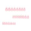 24 Pieces Sweet, Hot Selling Almond Nail Pieces, French White Fake Nails, White Bow Pearl Wearing Nail