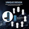 Interchangeable Pocket Pussy Automatic Male Masturbator Blowjob with 6 Types of Piston and 5 Speed Changes Modes Adult Sex Toys