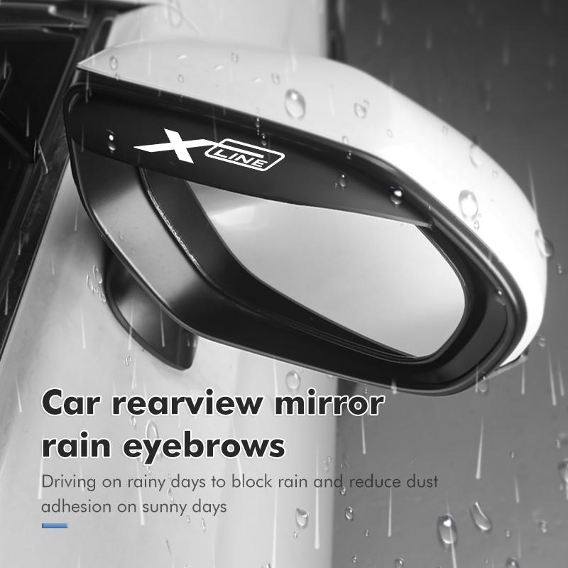 AANL1 For KIA Car Rear View Mirror Rain Eyebrow Shield Sun Visor Protector Xline Sportage Optima Ceed Soul Picanto Stonic
